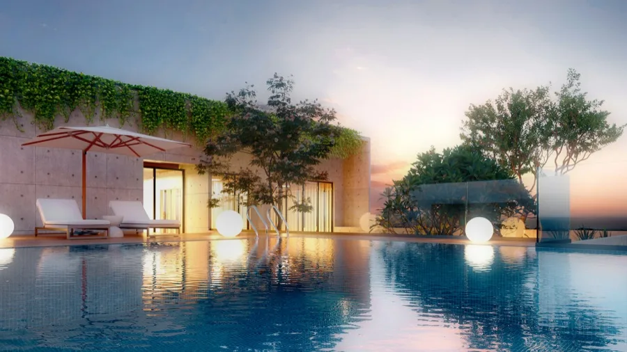 Luxury infinity pool finished build - Sydney pool builder $40M pipeline case study by RH Media